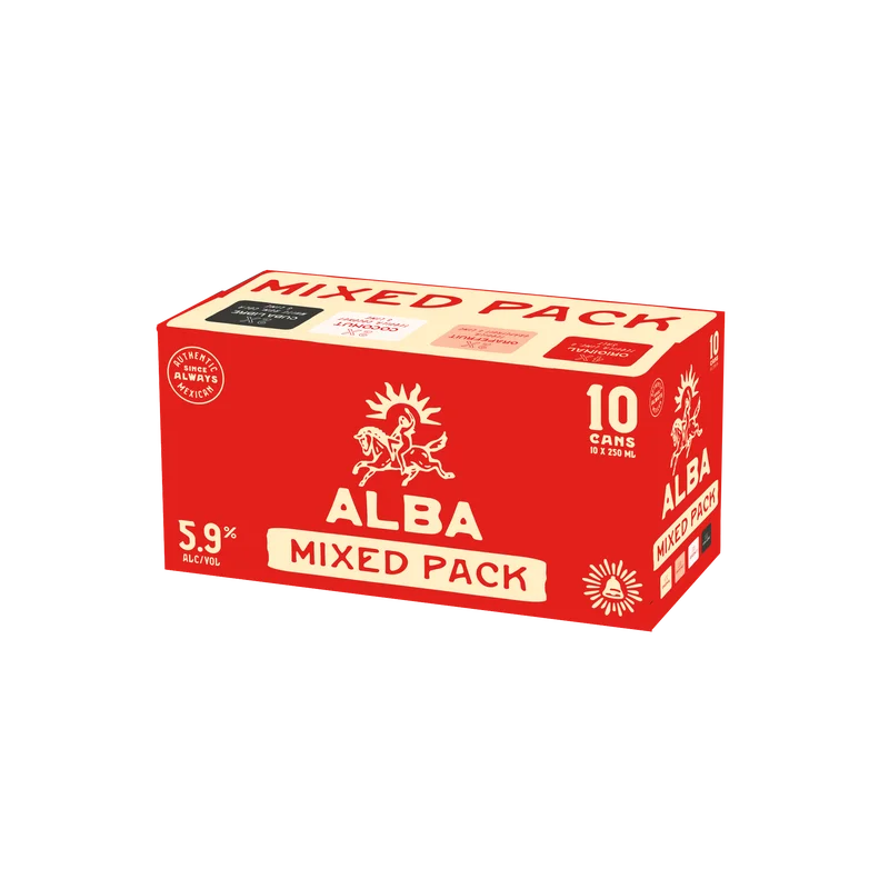 Alba Mixed 10x250ml cans
