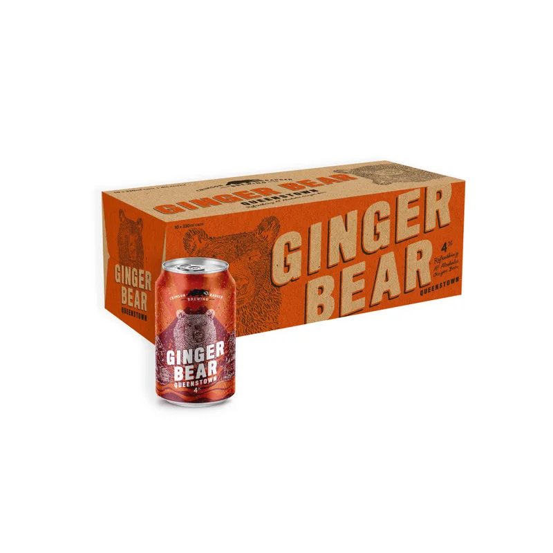 Crimson Badger - Ginger Bear 4% 10x330ml cans