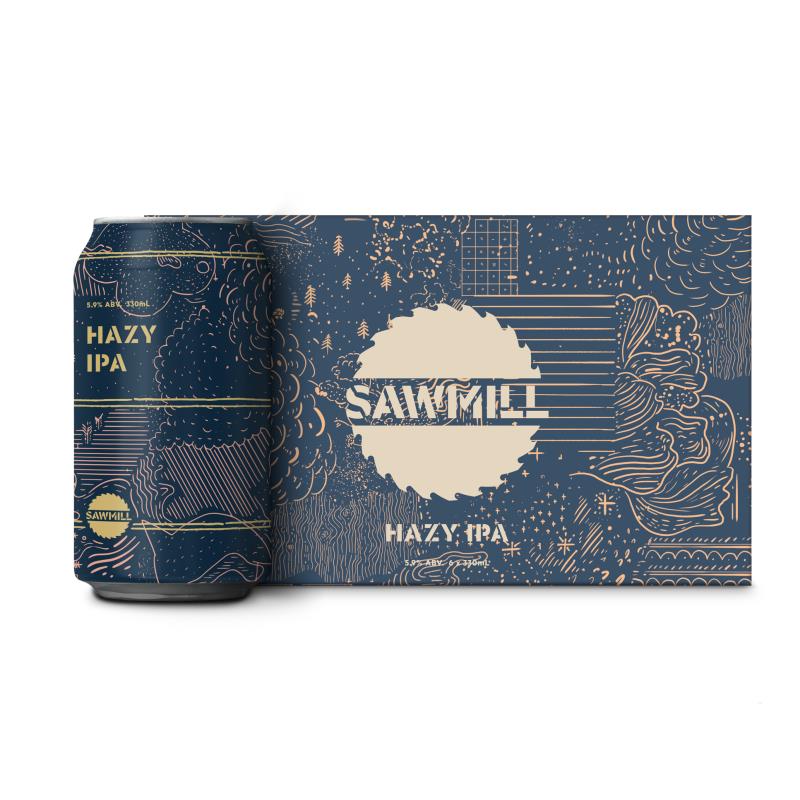 Sawmill Hazy IPA 5.9% 6x330ml cans