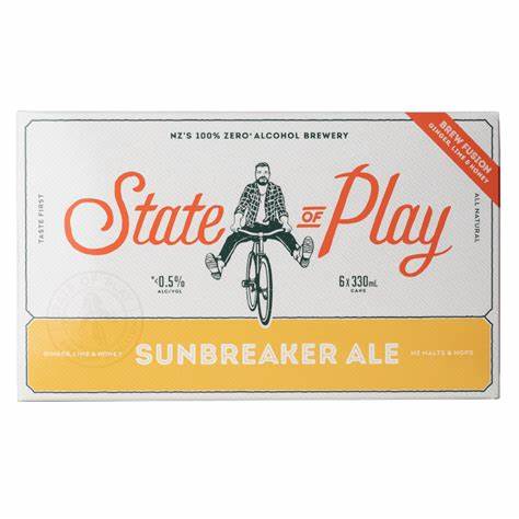 State of Play Sunbreaker Ale 0% 6x330ml cans