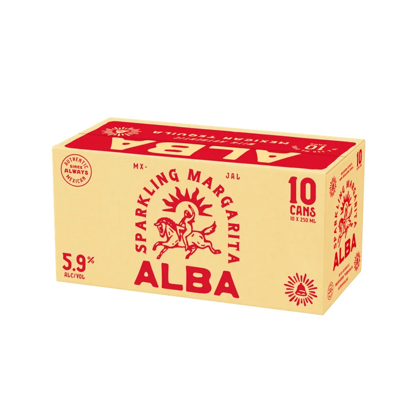 Alba Sparkling Margarita 10x250ml cans