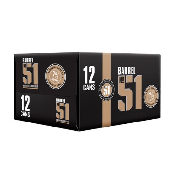 Barrel 51 7% 12 Pack Cans 250ml