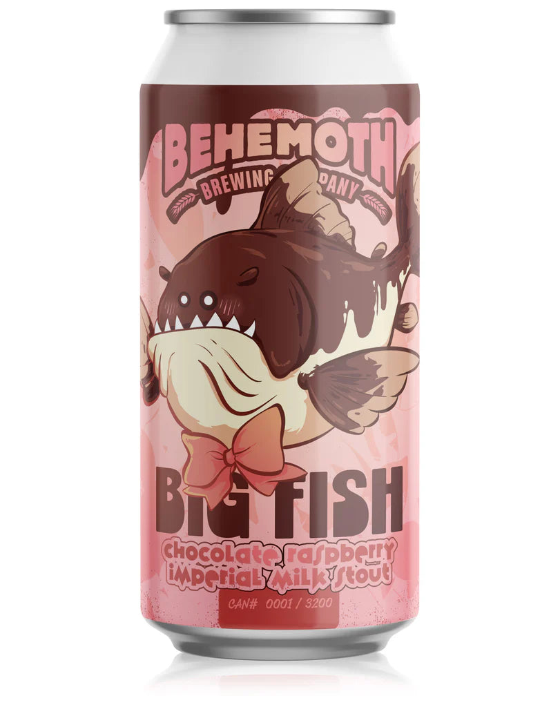 Behemoth Big Fish : Chocolate Raspberry Imperial Milk Stout 8% 440ml
