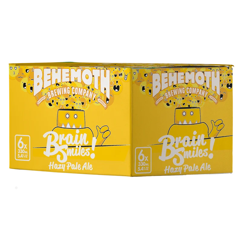 Behemoth Brain Smiles Hazy Pale Ale 5.4% 6x330ml cans
