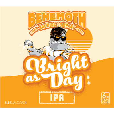 Behemoth Bright as Day IPA 4.5% 6x330ml cans