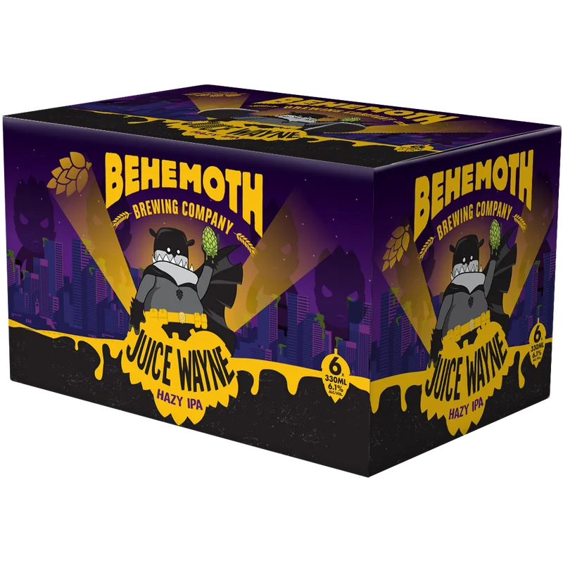 Behemoth Juice Wayne Hazy IPA 6.1% 6x330ml cans