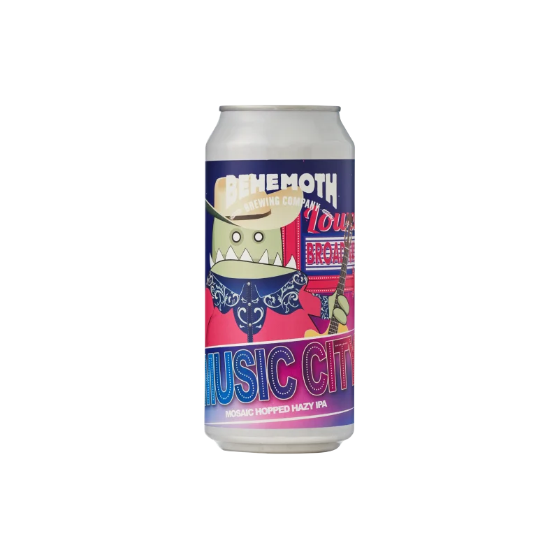 Behemoth Music City Hazy IPA 6.3% 440ml