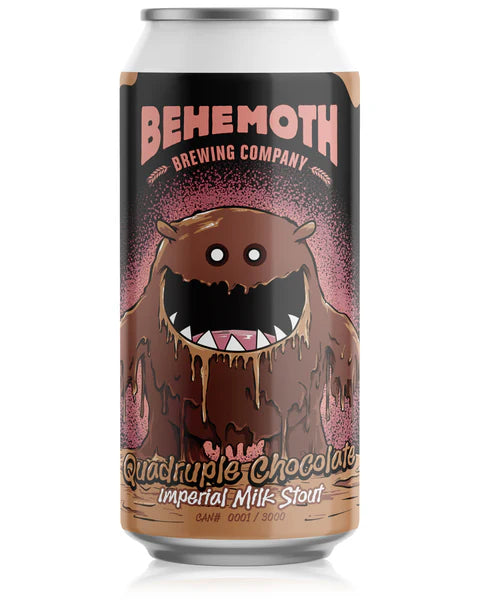 Behemoth Quadruple Chocolate Stout 8% 440ml can