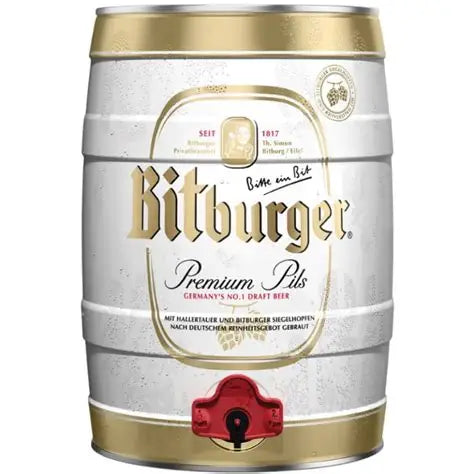 Bitburger Pilsner 5ltr Keg