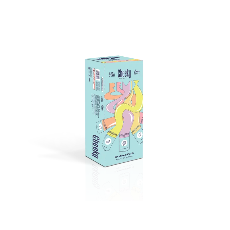 Cheeky Hard Iced Tea Remix Pack 5% 10x330ml cans