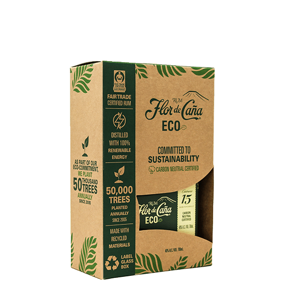 Flor De Cana 15YO Rum Eco Gift Pack 700ml
