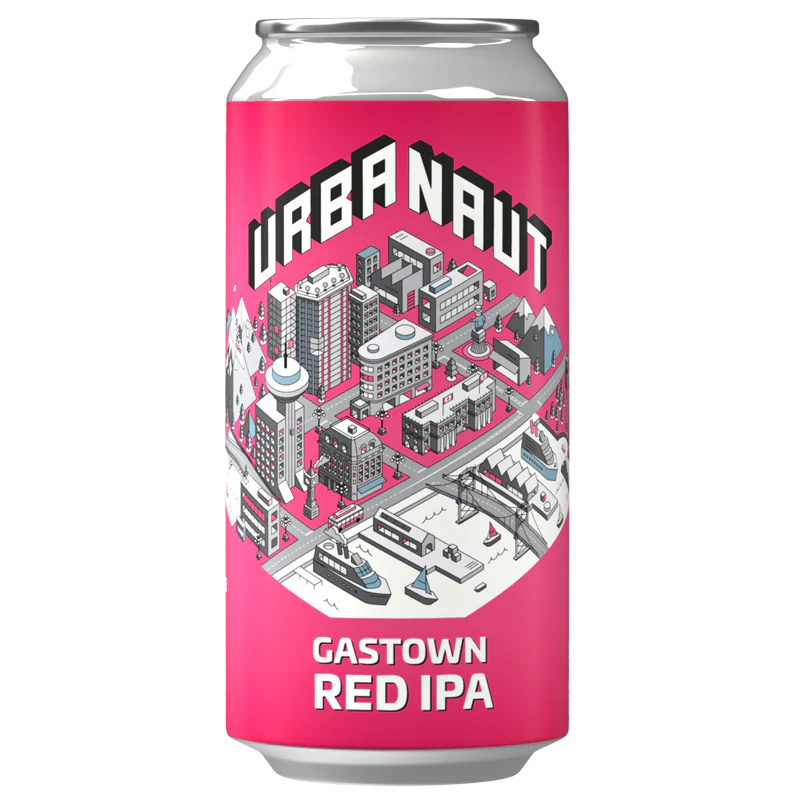 Urbanaut Brewing Co. Gastown Red IPA 440ml single can