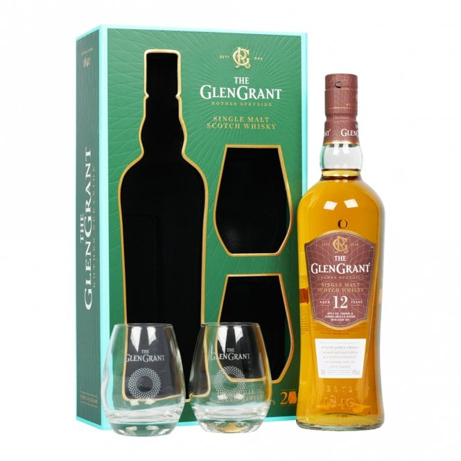 Glen Grant 12YO + Glasses 700ml