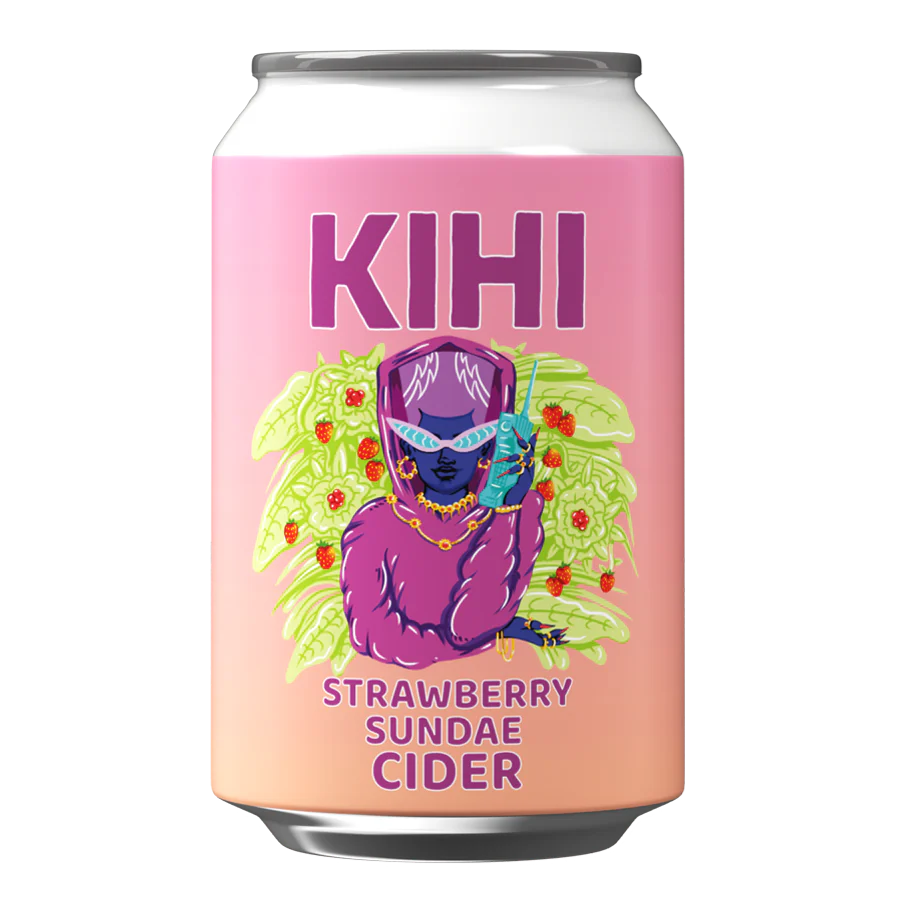 Urbanaut Brewing Co. Kihi Strawberry Sundae Cider 330ml single can