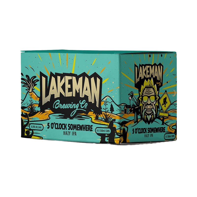 Lakeman 5 O'clock Somewhere Hazy IPA 6x330ml cans
