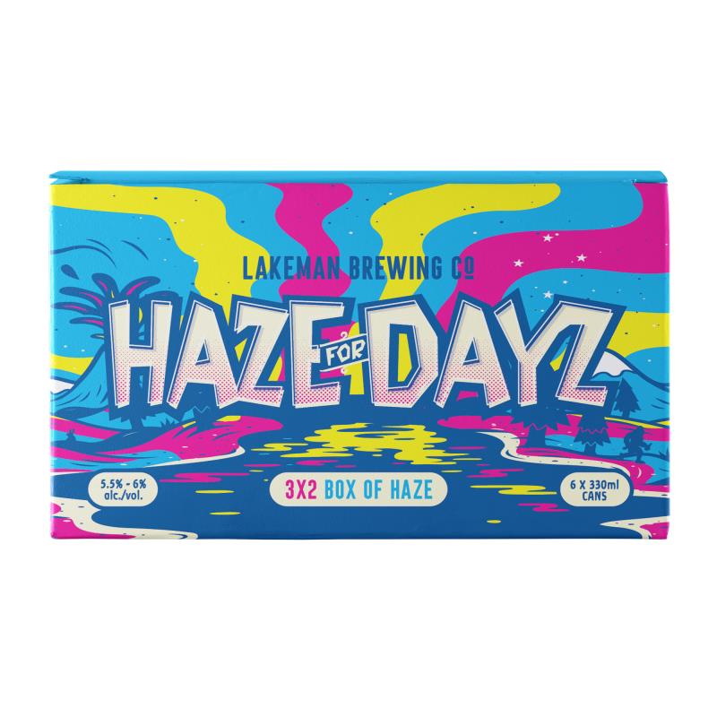 Lakeman Haze for Days 3x2 Mix of Haze 6x330ml cans