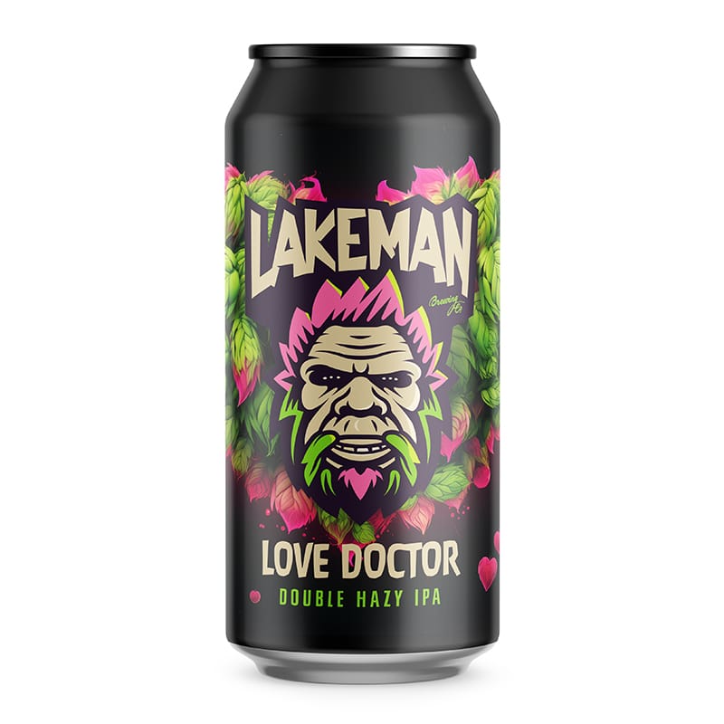 Lakeman Love Doctor Double Hazy IPA 8.7% 440ml can