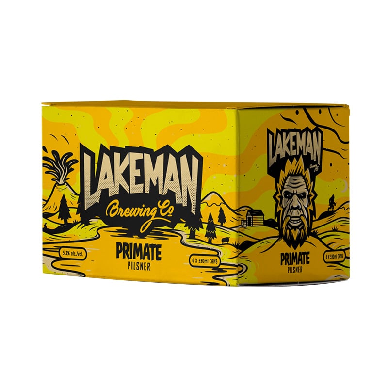 Lakeman Primate Pilsner 6x330ml cans