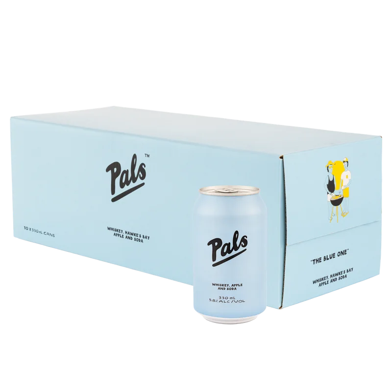 Pals - American Whiskey, HB Apple & Soda 10x330ml cans