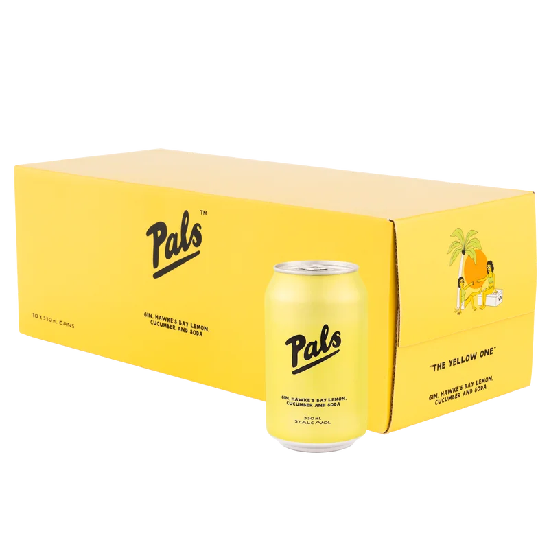 Pals - Gin, HB Lemon, Cucumber & Soda 10x330ml cans
