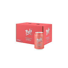 Pals 0% - Red Peach, Yuzu and Soda 6x330ml cans