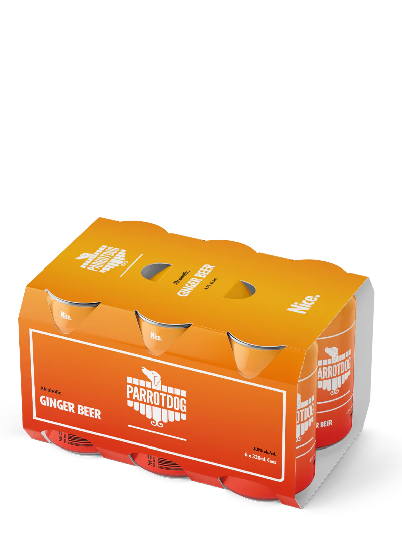 Parrotdog Alcoholic Ginger Beer 4.5% 6x330ml cans