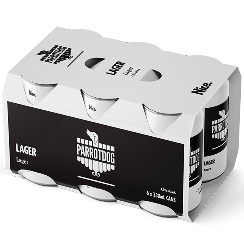 Parrotdog Lager Lager 4.5% 6x330ml cans