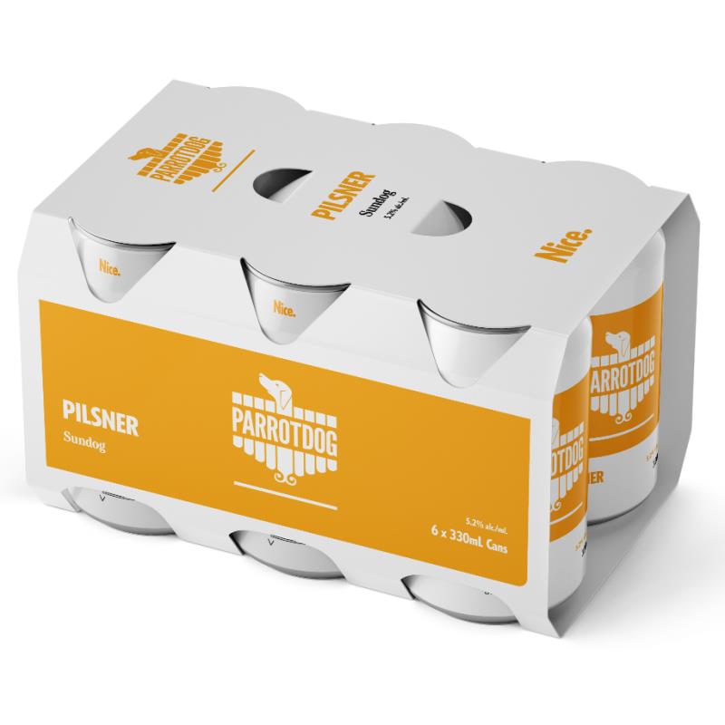 Parrotdog Sundog Pilsner 5.2% 6x330ml cans