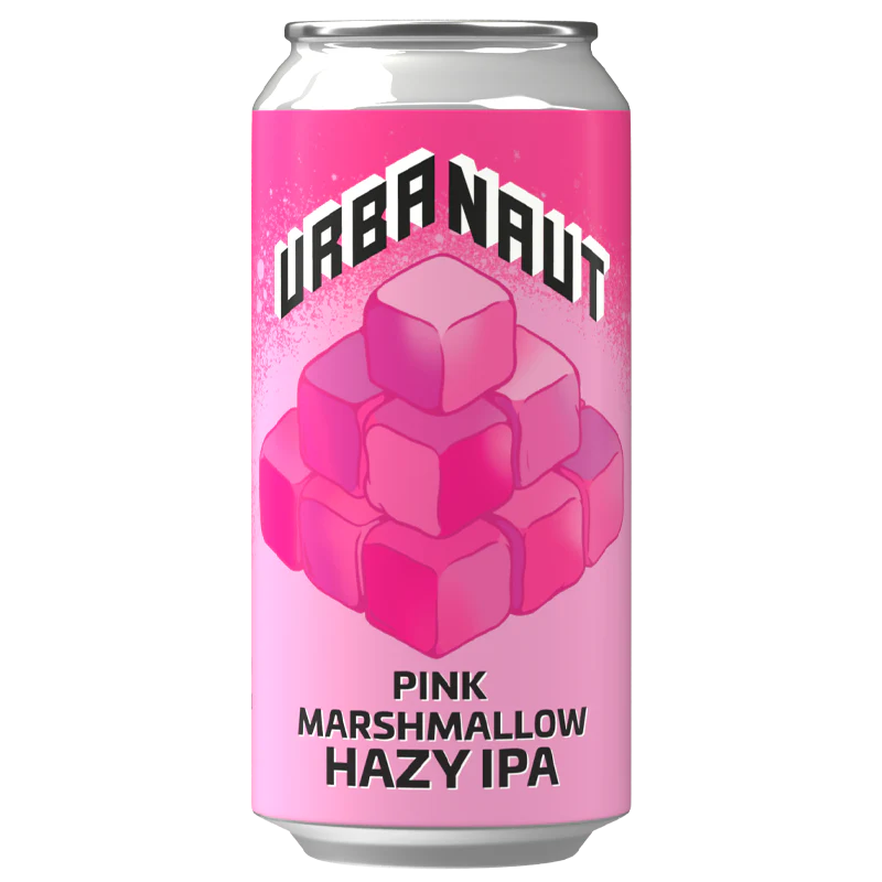 Urbanaut Brewing Co. Pink Marshmallow Hazy IPA 440ml single can