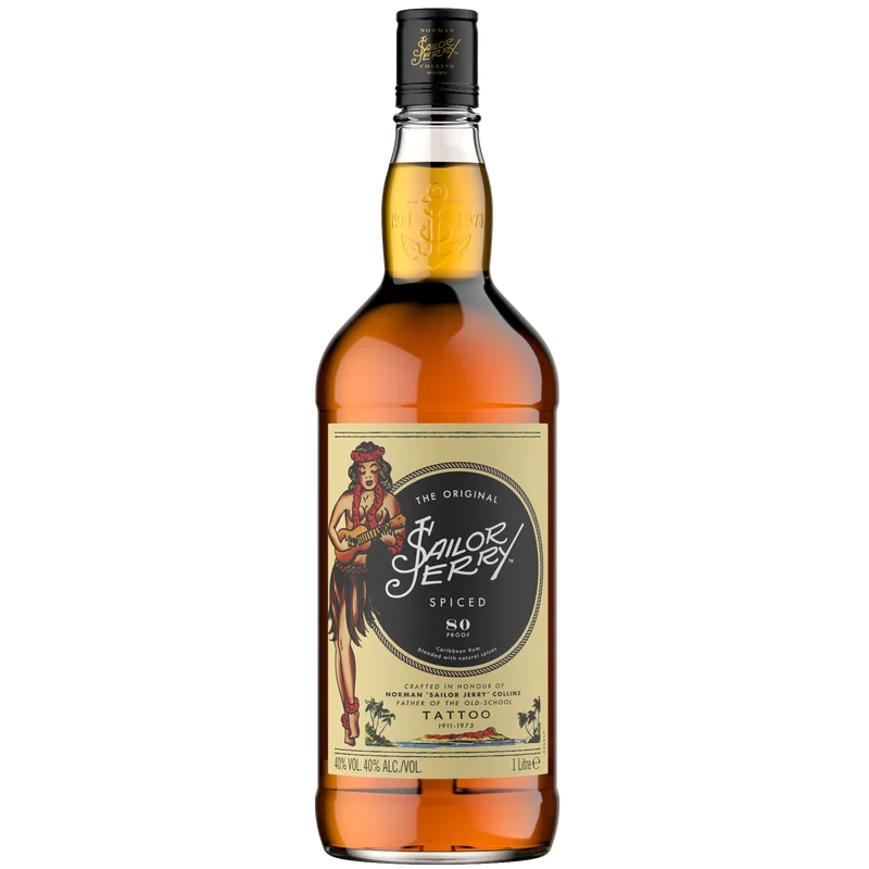 Sailor Jerry Spiced Rum 1Ltr