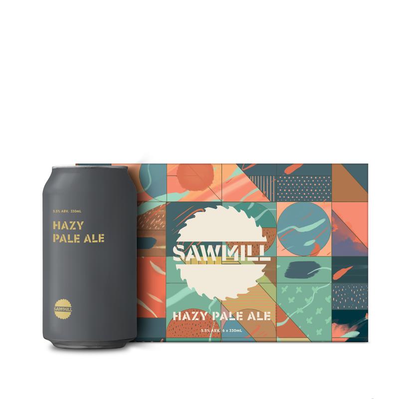 Sawmill Hazy Pale Ale 5.5% 6x330ml cans