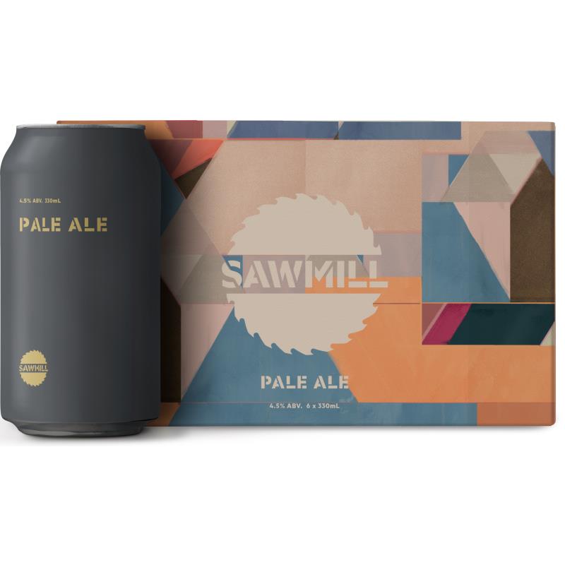 Sawmill Pale Ale 4.5% 6x330ml cans