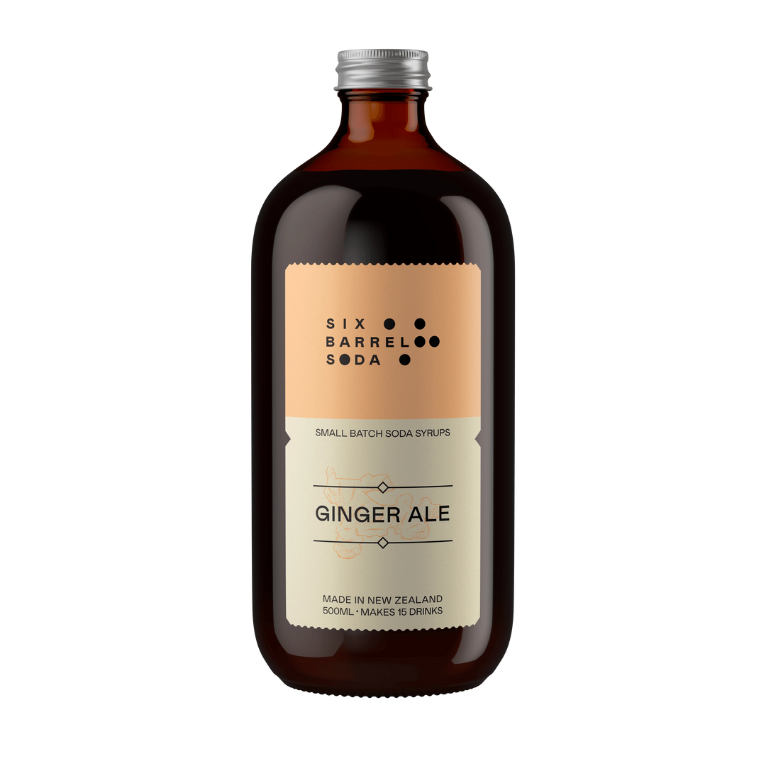 Six Barrel Ginger Ale Soda Syrup 500ml