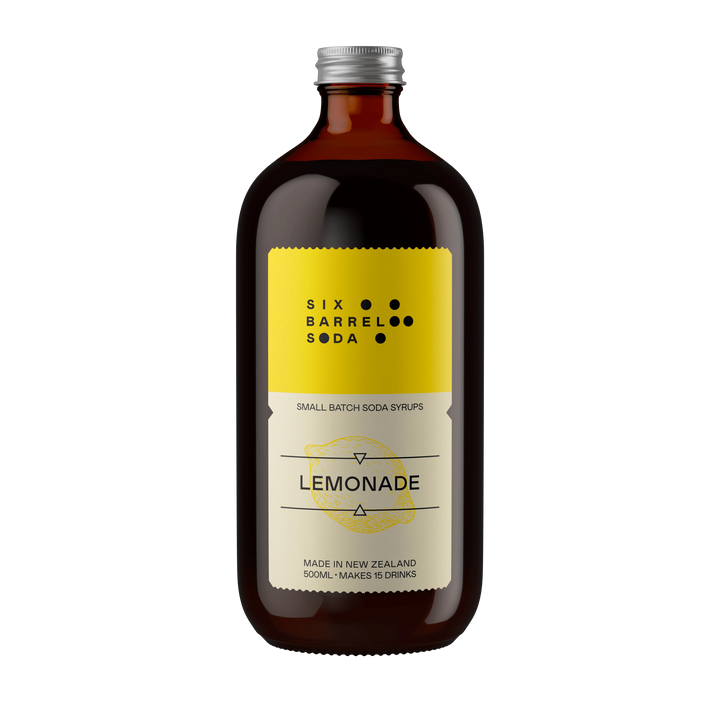 Six Barrel Lemonade Soda Syrup 500ml