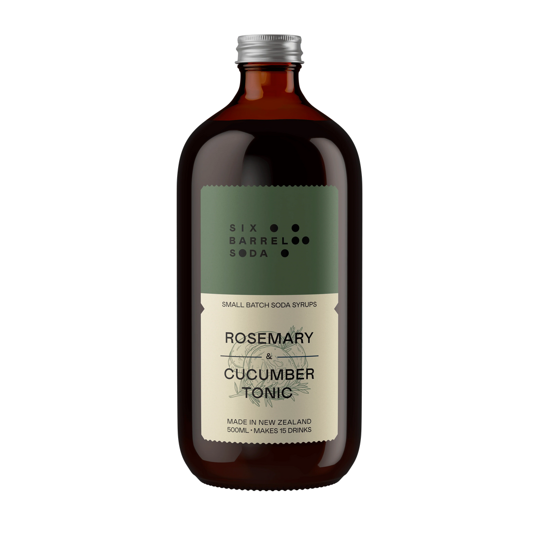 Six Barrel Rosemary & Cucumber Tonic Syrup 500ml