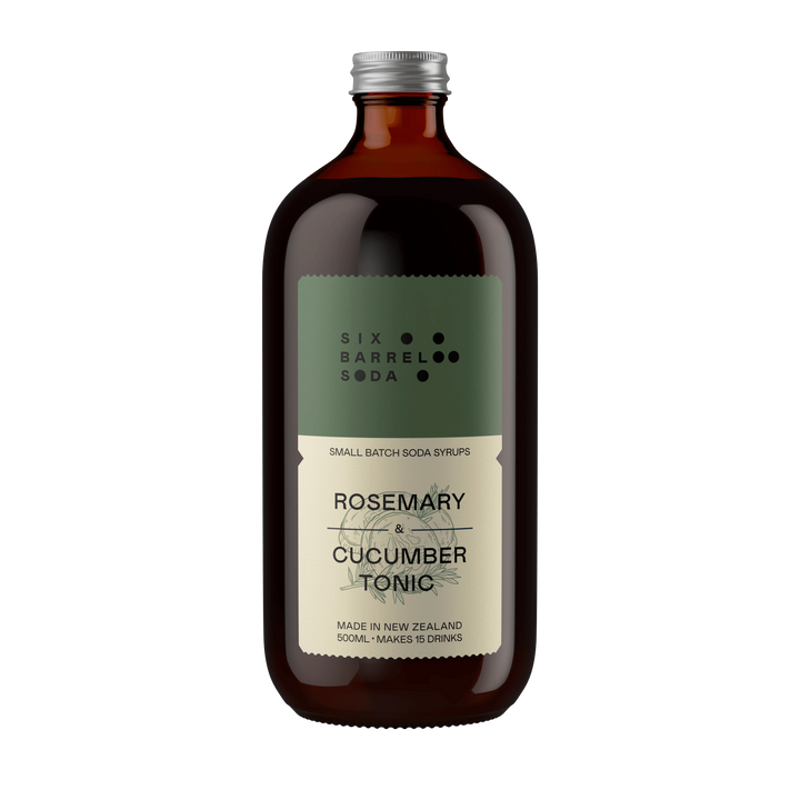 Six Barrel Rosemary & Cucumber Tonic Syrup 500ml