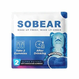 Sobear 2pk Hangover Gummies