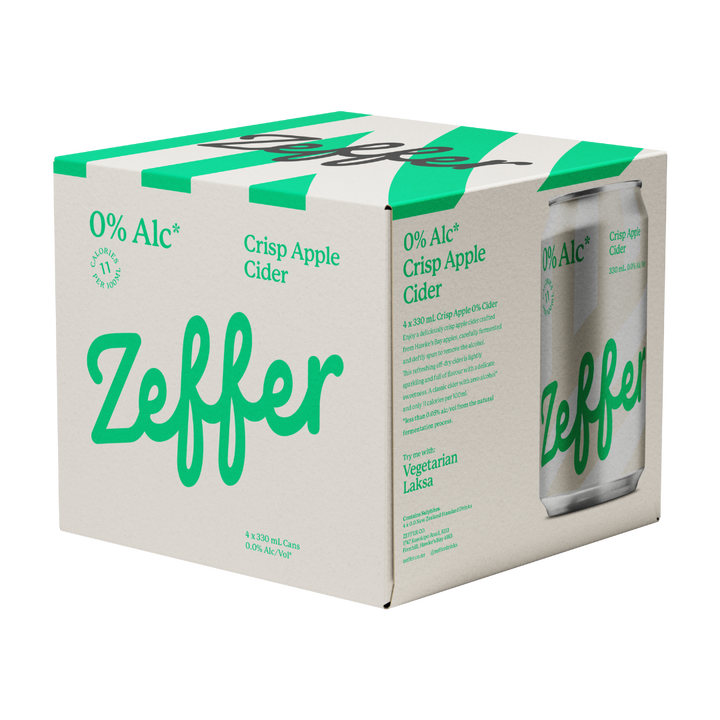 Zeffer 0% Crisp Apple 4x330ml cans