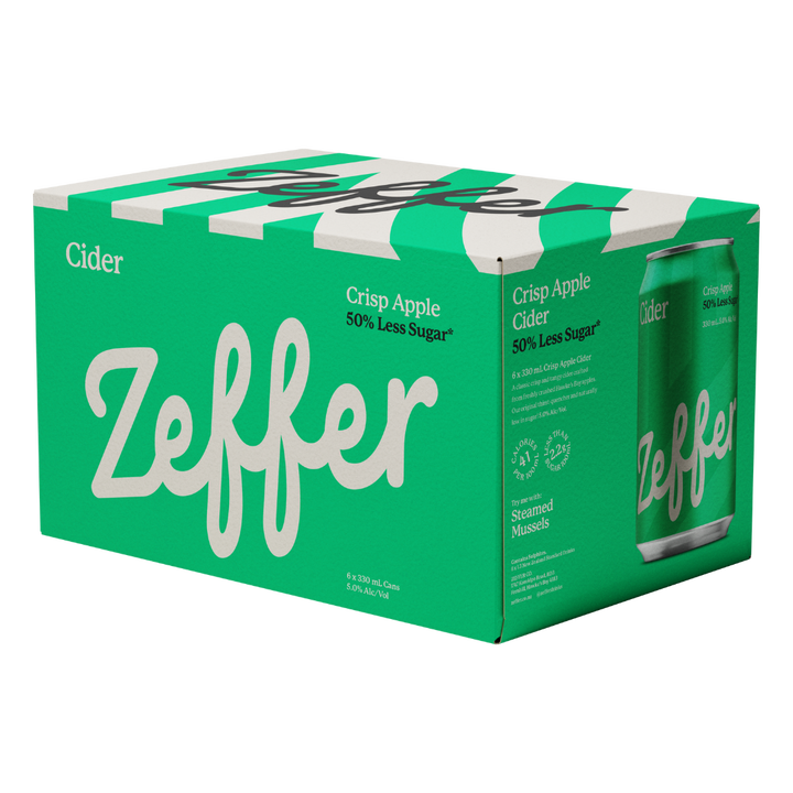 Zeffer Crisp Apple Cider 5% 6x330ml cans