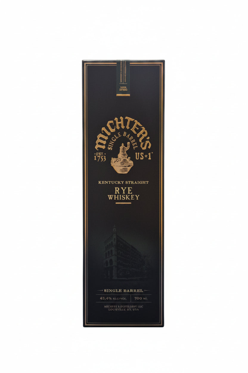 Michters Single Barrel Rye Whiskey 700ml (Gift box)
